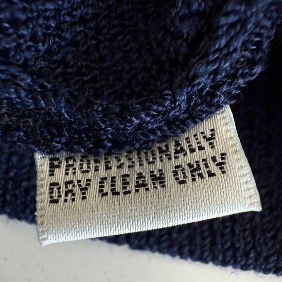 St. John Basics Knit Pencil Skirt Navy Blue Santana Vintage USA Made | Size: 8 - Picture 8 of 8